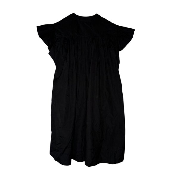Madewell Flutter Sleeve Button-Front Mini Dress in Poplin Women's Size XS NWT! - Picture 5 of 5